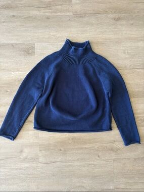 J. Crew Blue Turtleneck Sweater